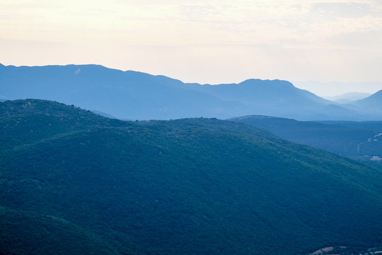 Landschaft in Thessalien in Griechenland
