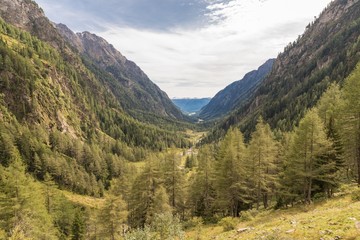 Göriachtal im Lungau mit Blick auf die Berge, Österreich