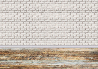 Empty interior. Natural flooring. Design background