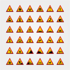 Panneau signalisation danger