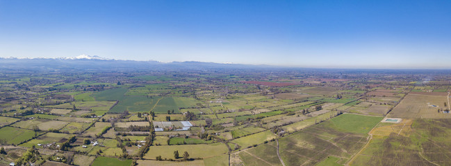 campos de chillán (panoramica aérea) con drone TomaAerea.cl