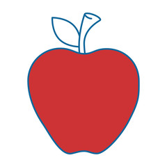 apple fruit isolated icon