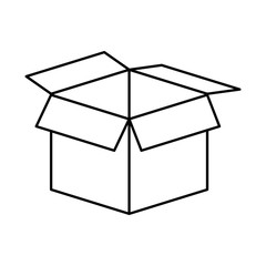 box carton packing icon