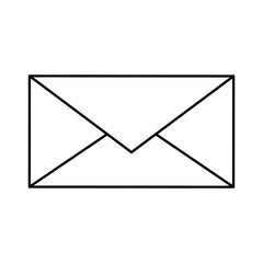 mail envelope isolated icon