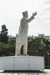 Statue des griechischen Politikers Eleftherios Venizelos in Thessaloniki, Griechenland 