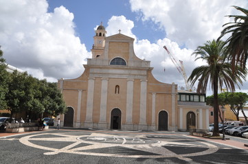 the Church in Riva Trigoso, Liguria, Italy