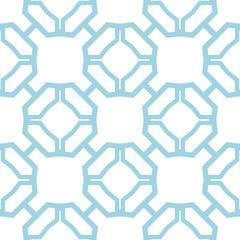 Geometric blue abstract seamless pattern for fabrics