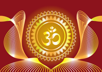 Hindu mantra writing 