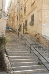 Fototapeta na wymiar Malta, Senglea, Stairs