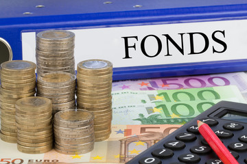 Fonds / Ordner mit Geld