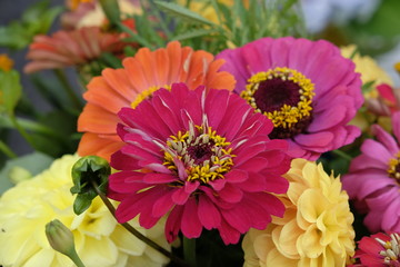 détail de bouquet floral