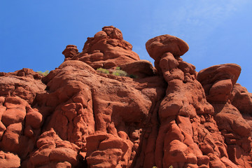 Fototapeta na wymiar Colorful Red Rocks of Utah