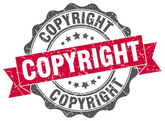 copyright stamp. sign. seal