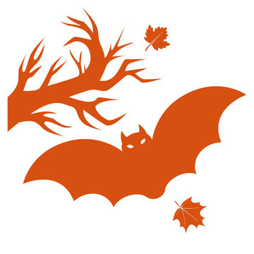 Halloween bat illustration