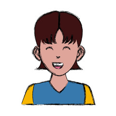 Obraz premium Young man cartoon icon vector illustration graphic design