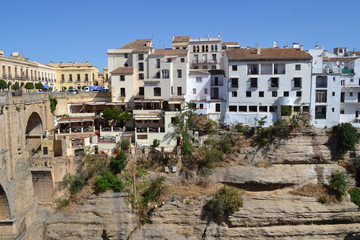 Cliff view of Ronda Spain