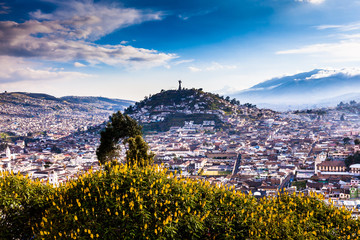 Viewpoint in San Juan, Quito.