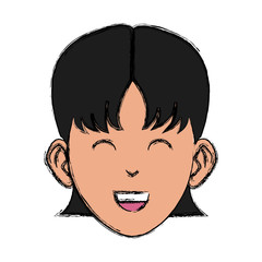 Young man cartoon icon vector illustration graphic design