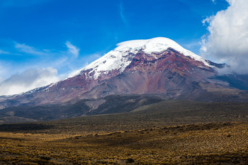 Chimborazo volcano and