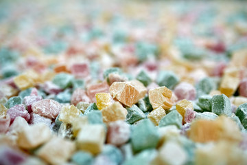 Turkish delight closeup