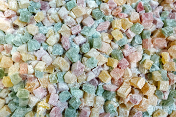 Turkish delight closeup