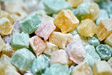 Turkish delight closeup