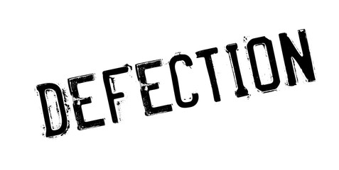 Defection rubber stamp. Grunge design with dust scratches. Effects can be easily removed for a clean, crisp look. Color is easily changed.