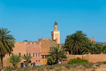 Fototapeta na wymiar moroccan berber town ouarzazate