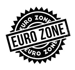 Euro Zone rubber stamp. Grunge design with dust scratches. Effects can be easily removed for a clean, crisp look. Color is easily changed.