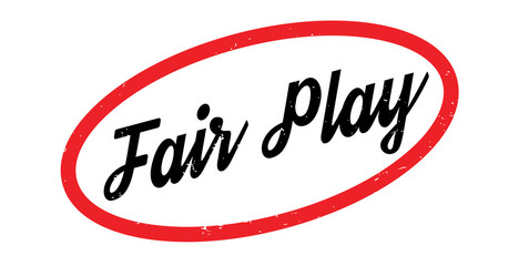 Fair Play rubber stamp. Grunge design with dust scratches. Effects can be easily removed for a clean, crisp look. Color is easily changed.
