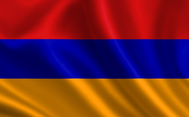 Flag of Armenia. 