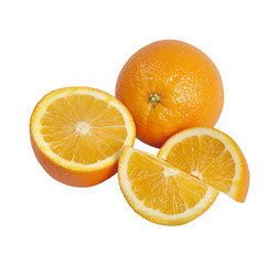 Orange isolated on white background