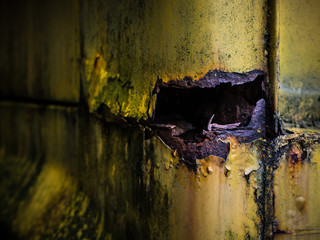rust spots on a car