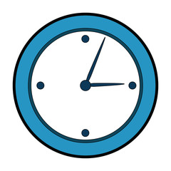 time clock isolated icon