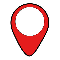 pointer location isolated icon