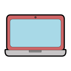 laptop computer isolated icon