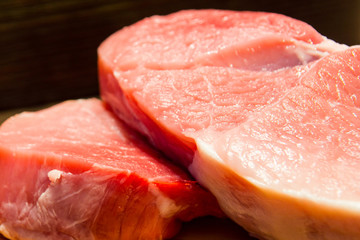 Fresh and juicy marbled beef steak. Purchase in the meat Department.