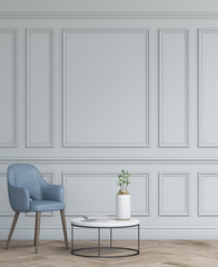 Simple scandinavian interior modern scene.