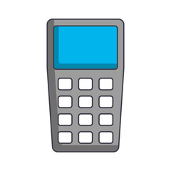 Obraz premium dataphone device icon over white background vector illustration