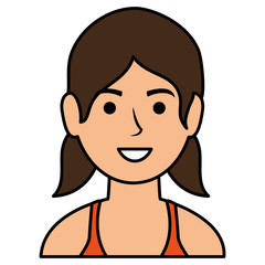 beautiful woman avatar character