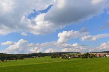 Fototapeta na wymiar Gemeinde Mudau im Neckar-Odenwald-Kreis 