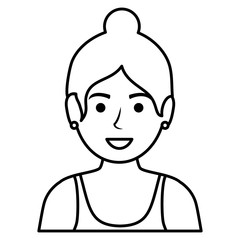 beautiful woman avatar character