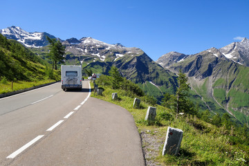 High Alpine road Austria 