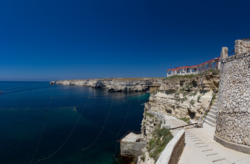 Fisherman's village on Atlesh, Crimea, Tarhankut