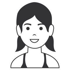 beautiful woman avatar character