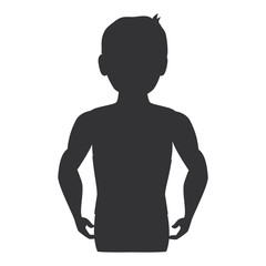 fitness silhouette human icon