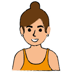 beautiful woman avatar character