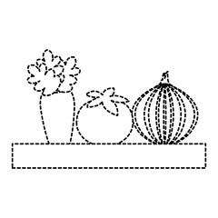 tray with vegetables icon