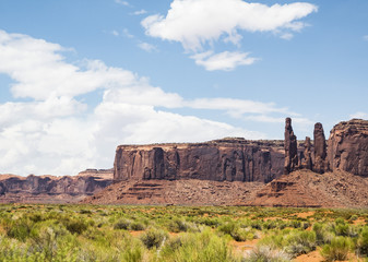 Three Sisters, Monument Valley - Arizona, AZ, USA