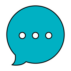 speech bubble isolated icon